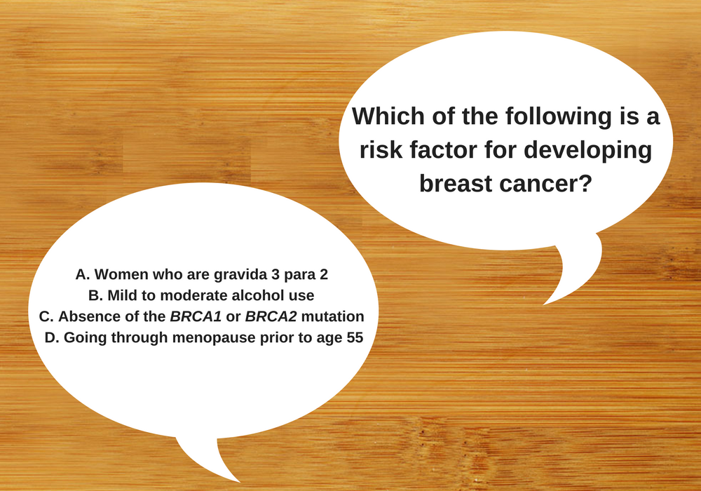 Which Is a Breast Cancer Risk Factor?