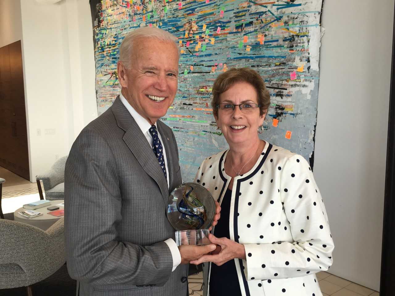 Joe Biden, Sue Schneider