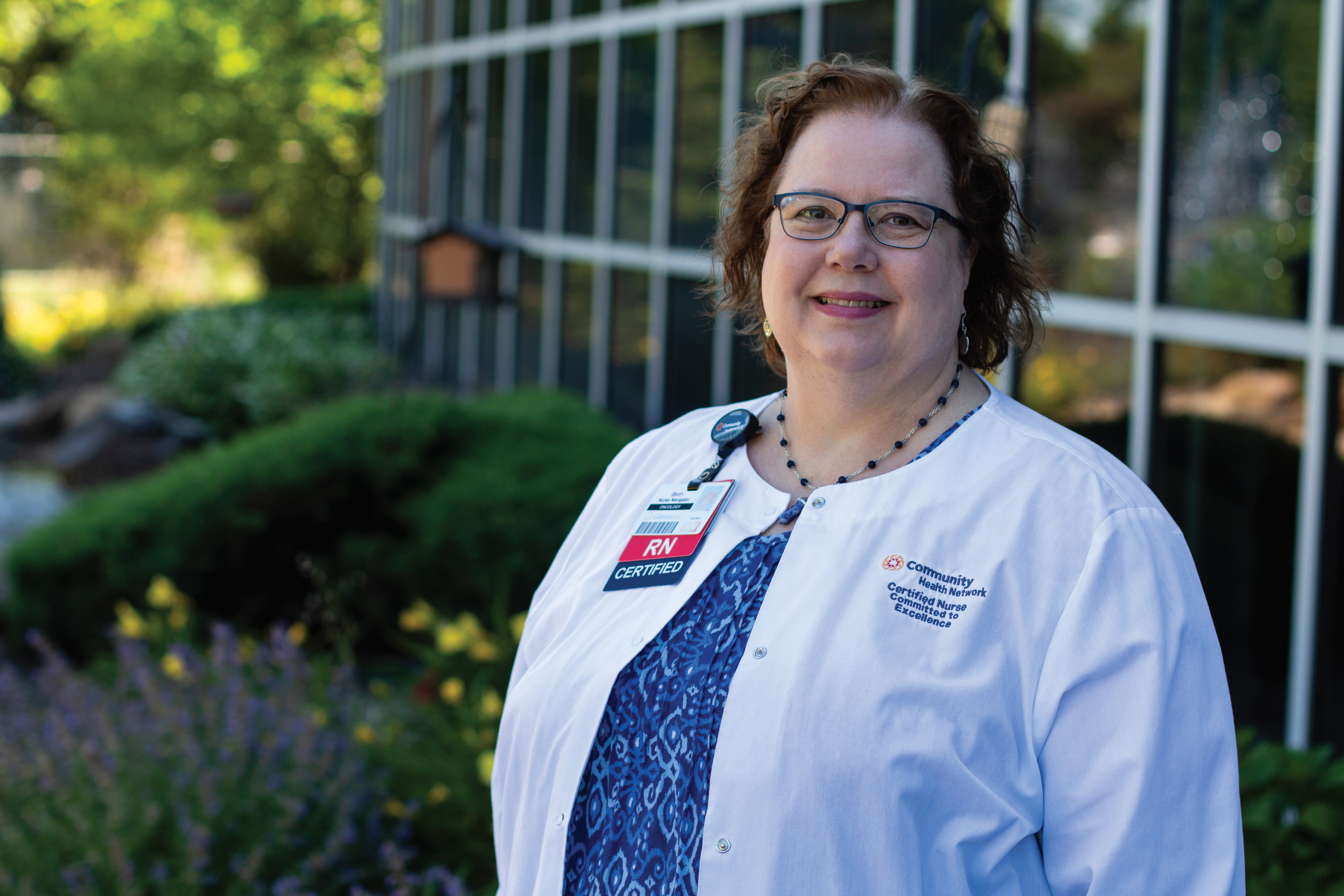 ONS member Beth Staker, BSN, RN, CBCN®, ONN-CG, a nurse navigator for Community Cancer Center South in Indianapolis, IN