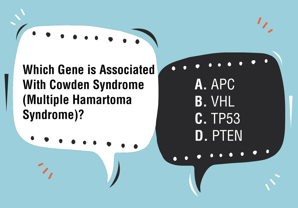 Which Gene is Associated With Cowden Syndrome (Multiple Hamartoma Syndrome)?