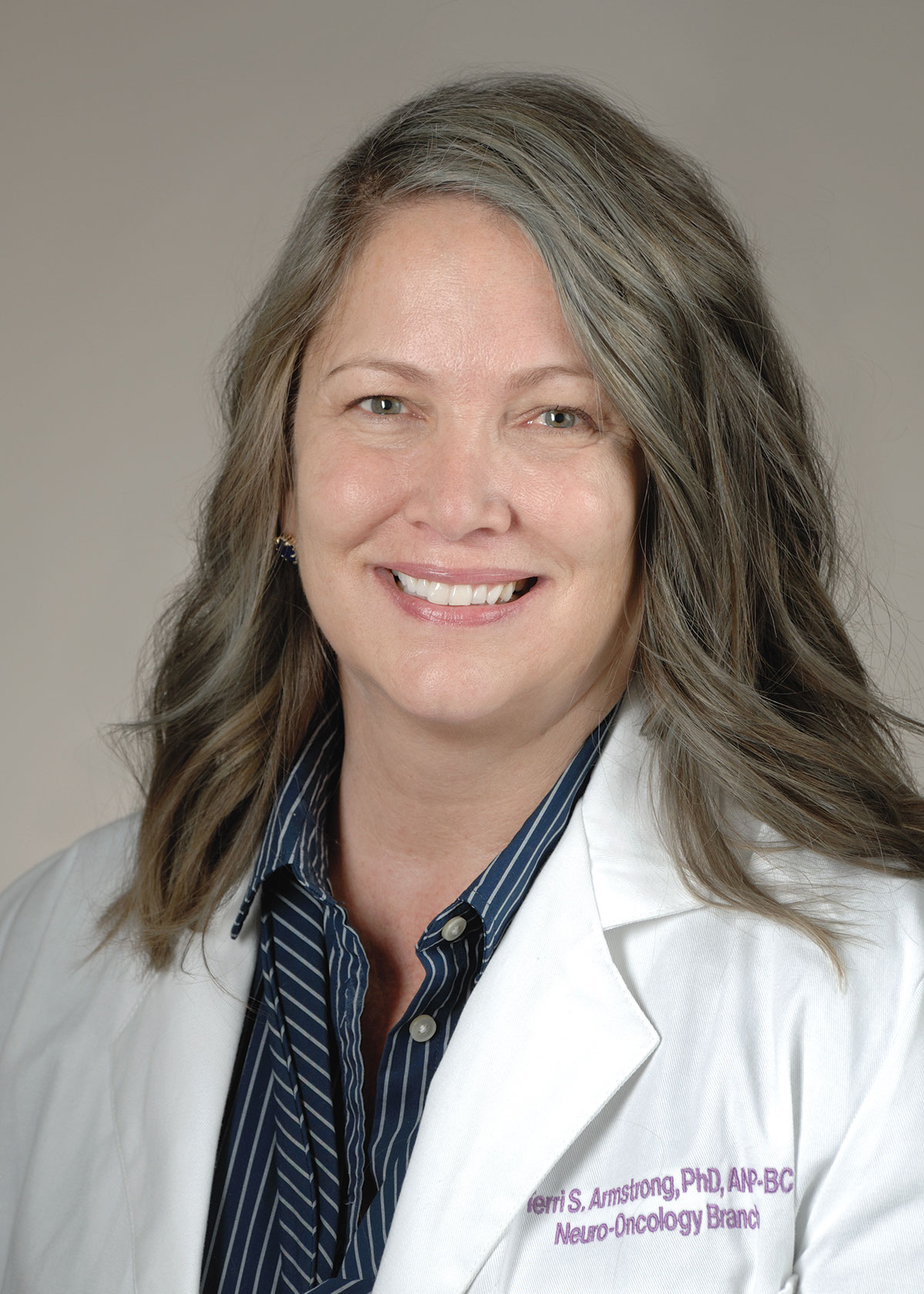 Terri S. Armstrong, PhD, ANP-BC, FAANP, FAAN, is the senior investigator and deputy branch chief of the Neuro-Oncology Branch, Center for Cancer Research at the National Cancer Institute, National Institutes of Health.