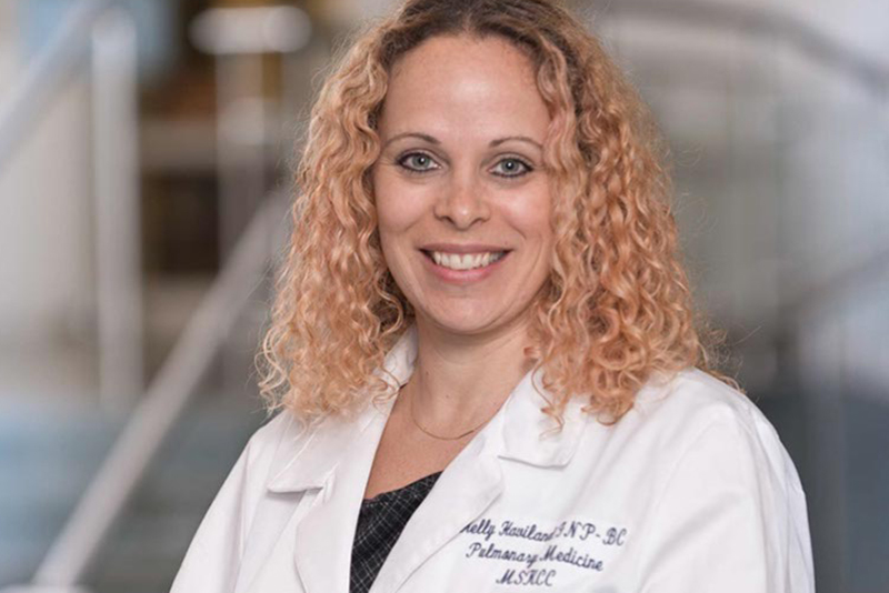 at Memorial Sloan Kettering (MSK) Cancer Center in New York, NY, Kelly Haviland, PhD, RN, FNP-BC, an advanced practice provider manager of professional development,