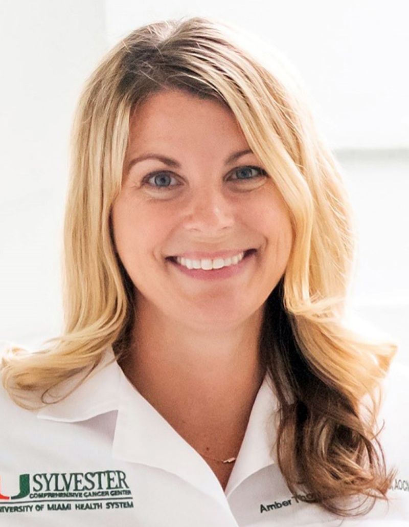 ONS member Amber Thomassen, APRN-BC, AOCNP®, advanced practice nurse practitioner and nurse manager at the University of Miami Sylvester Comprehensive Cancer Center in Florida